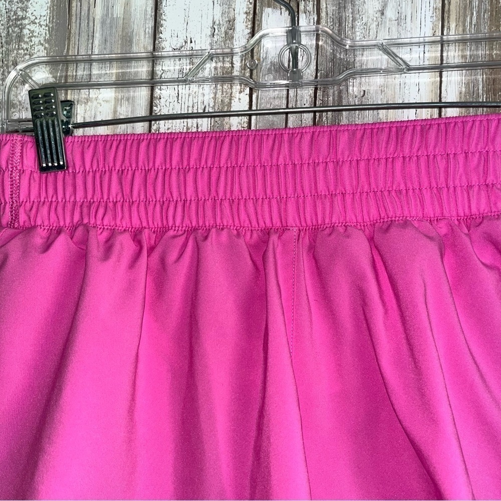 Nike Pink Mid Rise 3” Brief Lined Shorts - Picture 4 of 5